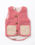 Baby/Kid Virgin Wool Vest - Pink