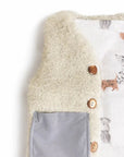 Baby/Kid Virgin Wool Vest - Grey