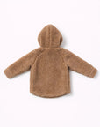 Baby/Kid Jacket in Teddy Wool - Melange Brown