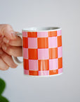 Checkerboard mug