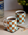 Checkerboard mug
