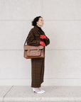 Handmade Leather Satchel - Chestnut