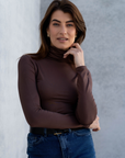Roll Neck Micro Modal Top