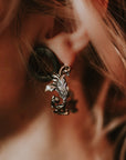 Malice Filigree Hoop Earrings