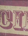 Circus Sign Canvas Wall Art