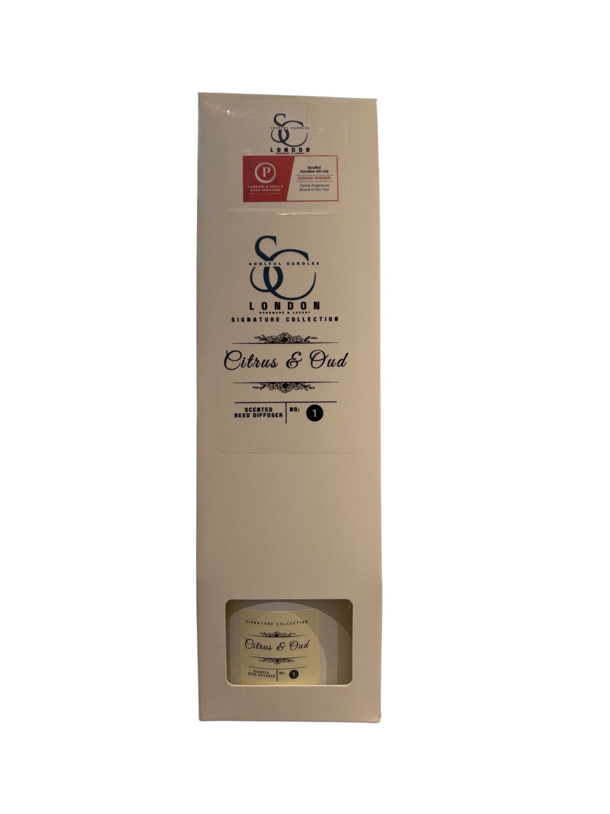 Citrus &amp; Oud – Reed Diffuser (100ml)