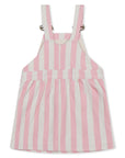 Classic Wide Stripe Dress - Pink