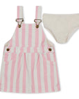 Classic Wide Stripe Dress - Pink