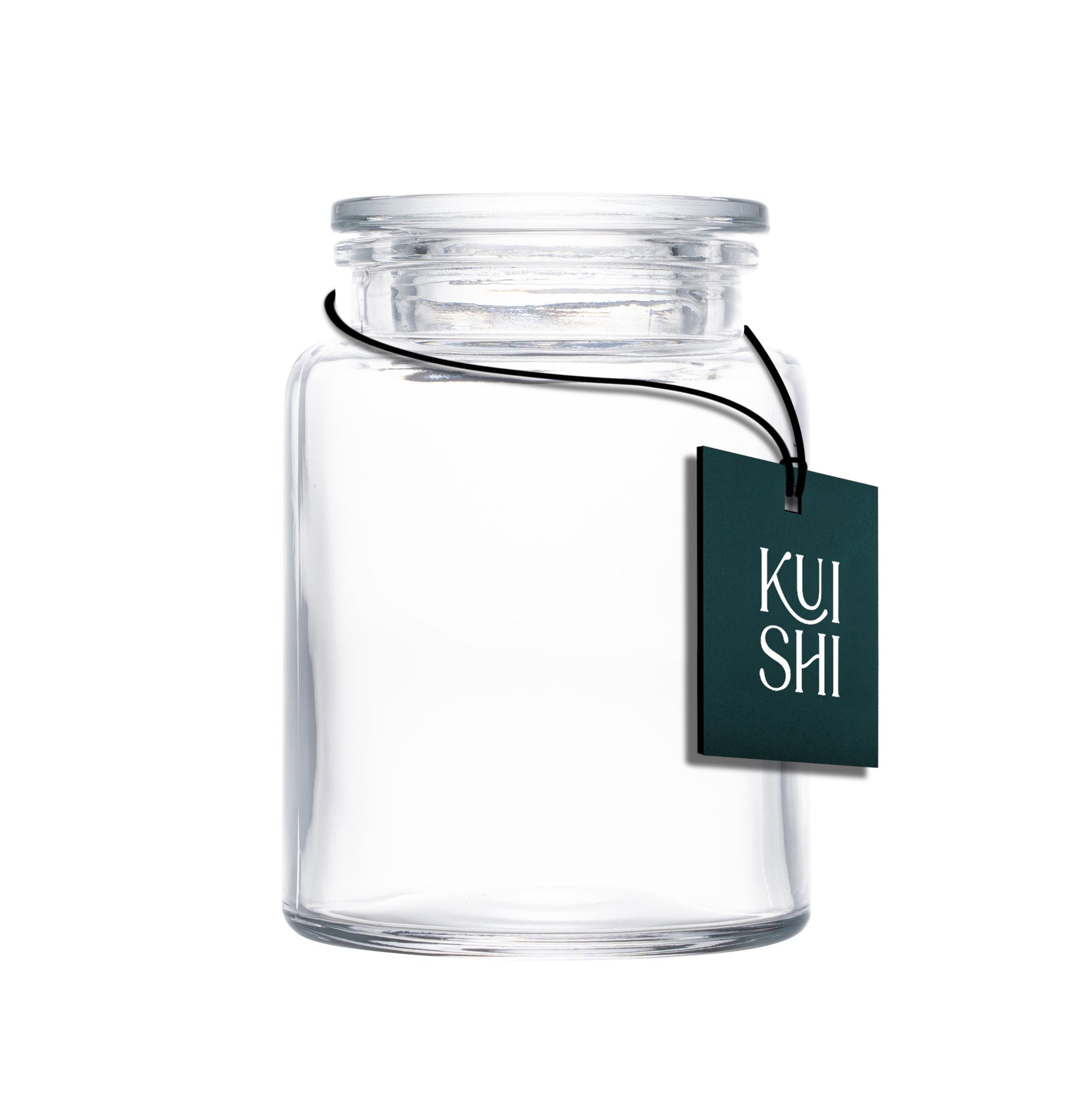 Amber Glass Bathroom Storage Jars