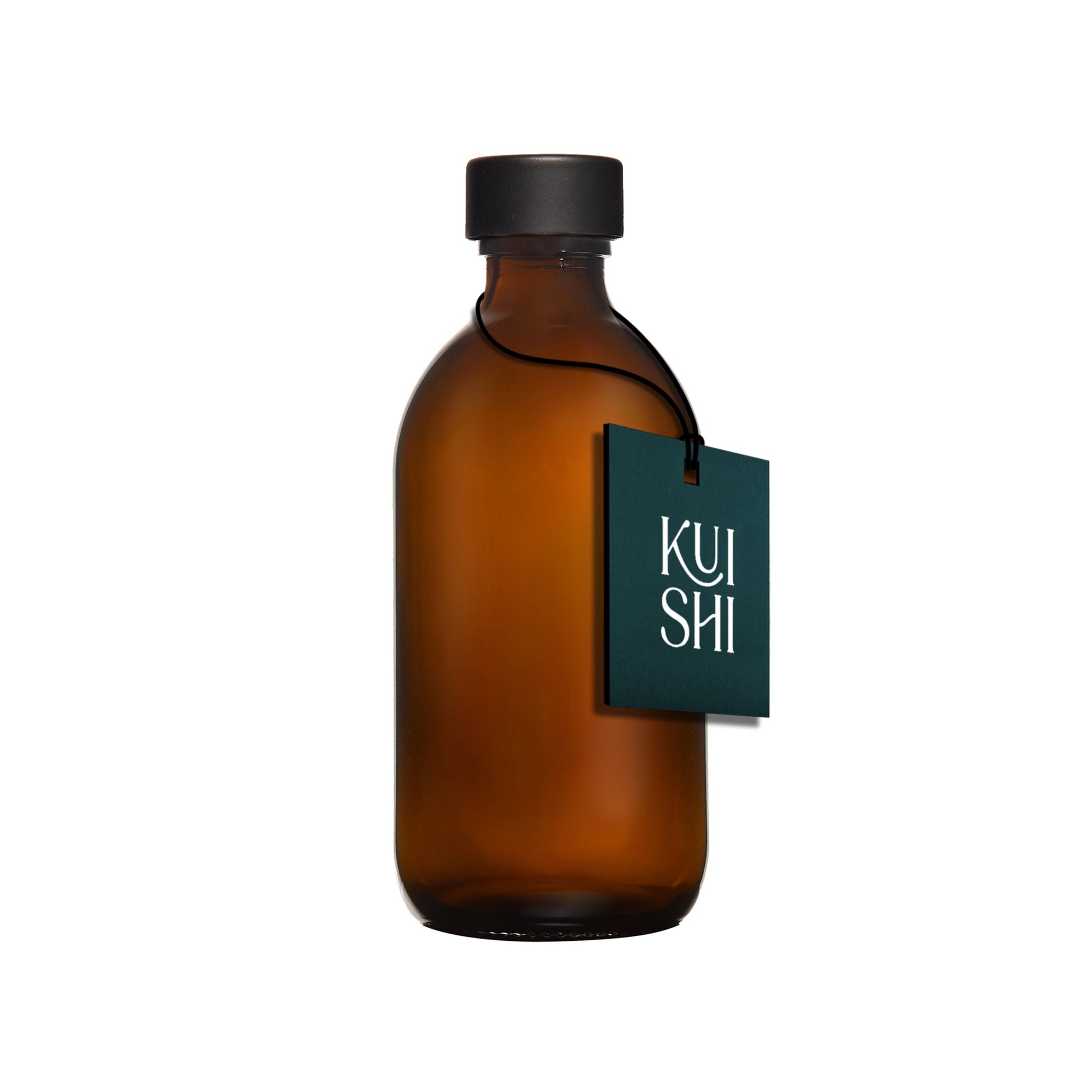 Amber Glass Bottle and Metal Cap-0