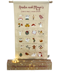 Personalised Fabric Christmas Advent Calendar - Christmas Countdown Calendar