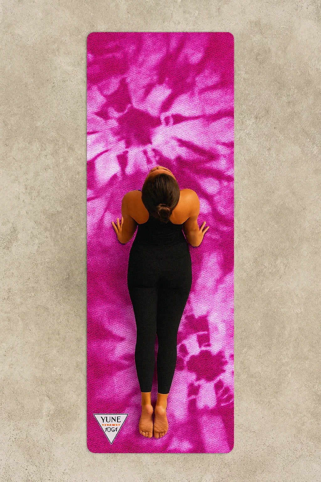Elan Yoga Mat – 6mm Non-Slip, Eco-Friendly &amp; Tie-Dye Design | Yune Yoga-2