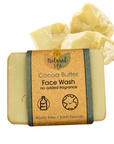 Cocoa Butter Face Wash Bar | Fragrance-Free Natural Facial Cleanser | Vegan, Plastic-Free Skincare for Sensitive Skin