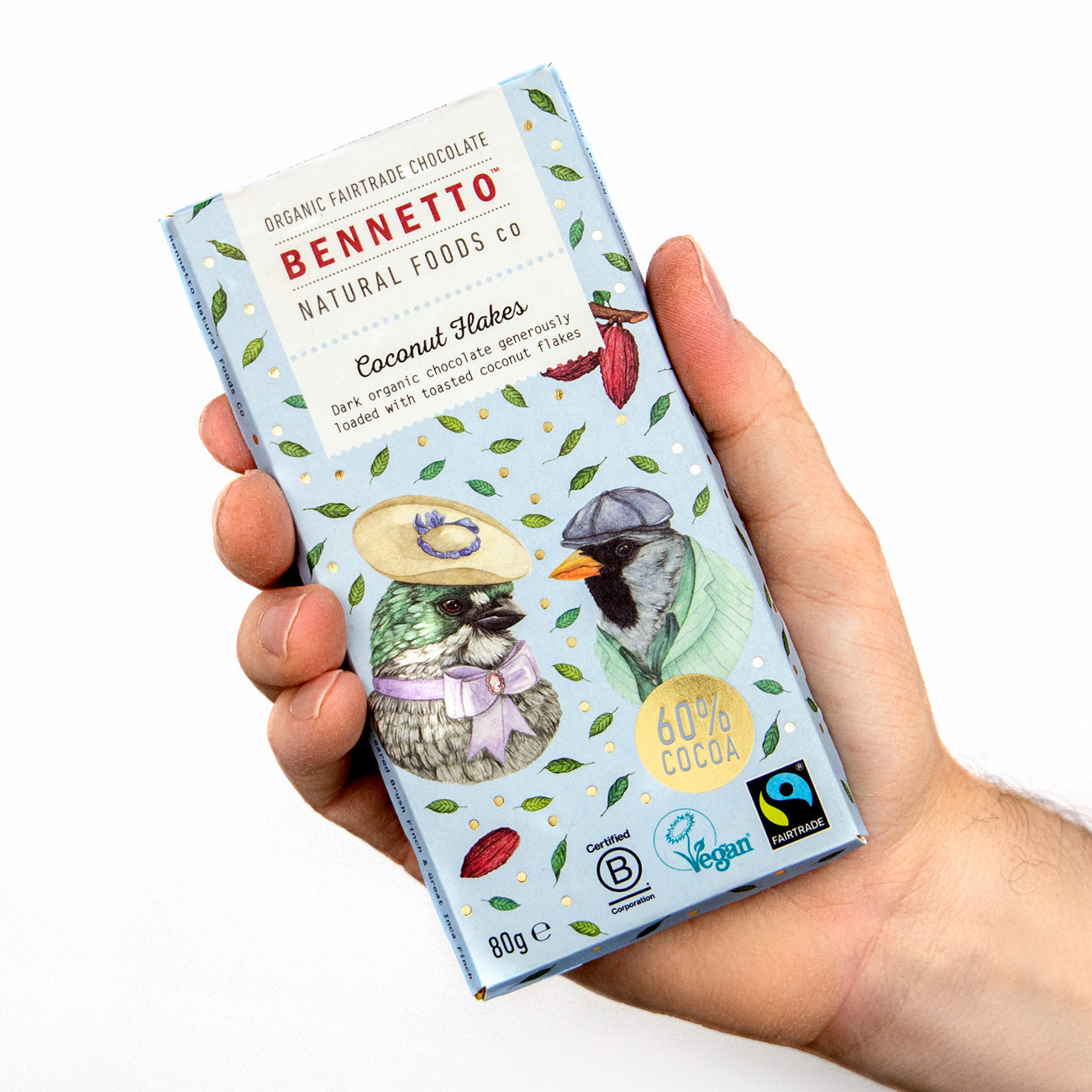 Dark Chocolate with Toasted Coconut Flakes