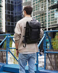 Colonel Vegan Unisex Water Resistant Backpack with Laptop Compartment