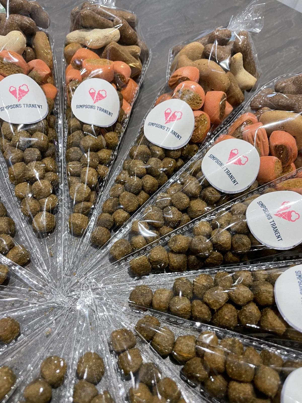 Dog Chocolate / Biscuit Treat Party Cones