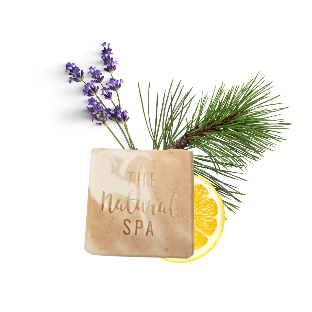 Eves Garden Cold Process Soap Bar | Lemongrass, Lavender &amp; Pine Natural Handcrafted Soap | Vegan, Plastic-Free Skincare | 3 Styles Available