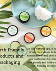 Cucumber Lime Natural Lip Balm | Vegan, Hydrating & Nourishing | Plastic-Free, Handmade Lip Care