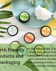 Peppermint Natural Lip Balm | Vegan, Hydrating & Nourishing | Plastic-Free, Handmade Lip Care