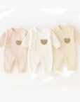 The Teddy Bear Boucle Wrap Baby Grow Romper