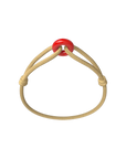 Coral Soho Cord Bracelet