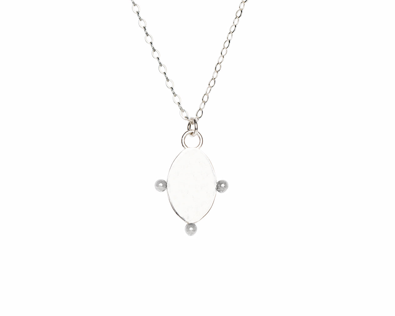 Morning Star Necklace Silver