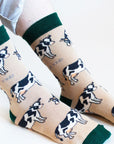 Green Cow Bundle of 2 Bamboo Socks