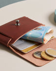 Compact Leather Plump Pouchie – Minimalist Cardholder & Wallet by Craftory at brixbailey.com
