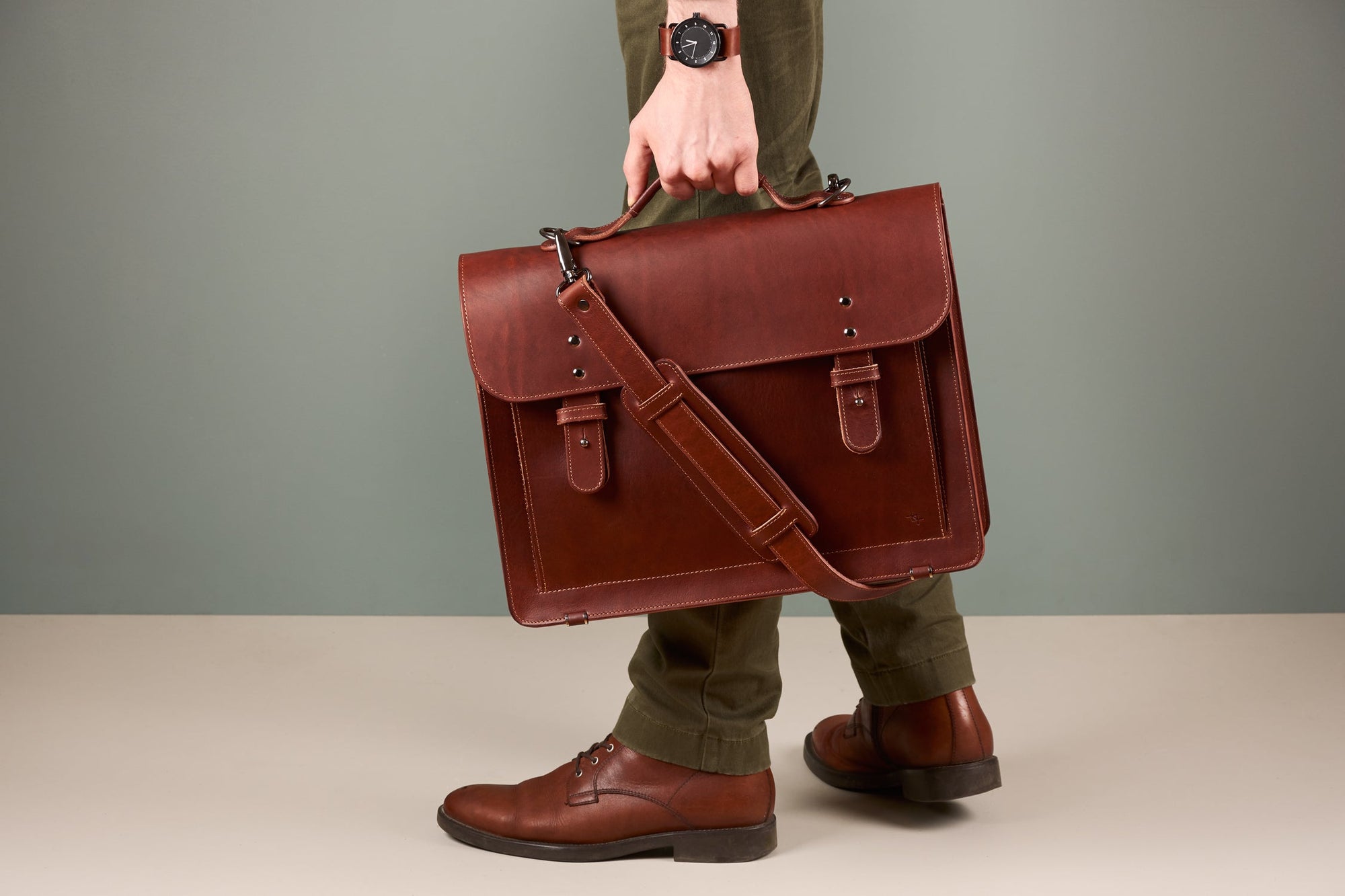 Luxury Leather Briefcase – Handcrafted &amp; Feature-Rich by Craftory at brixbailey.com