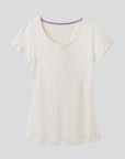 Scoop Neck Cotton Modal T-Shirt