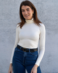 Roll Neck Micro Modal Top
