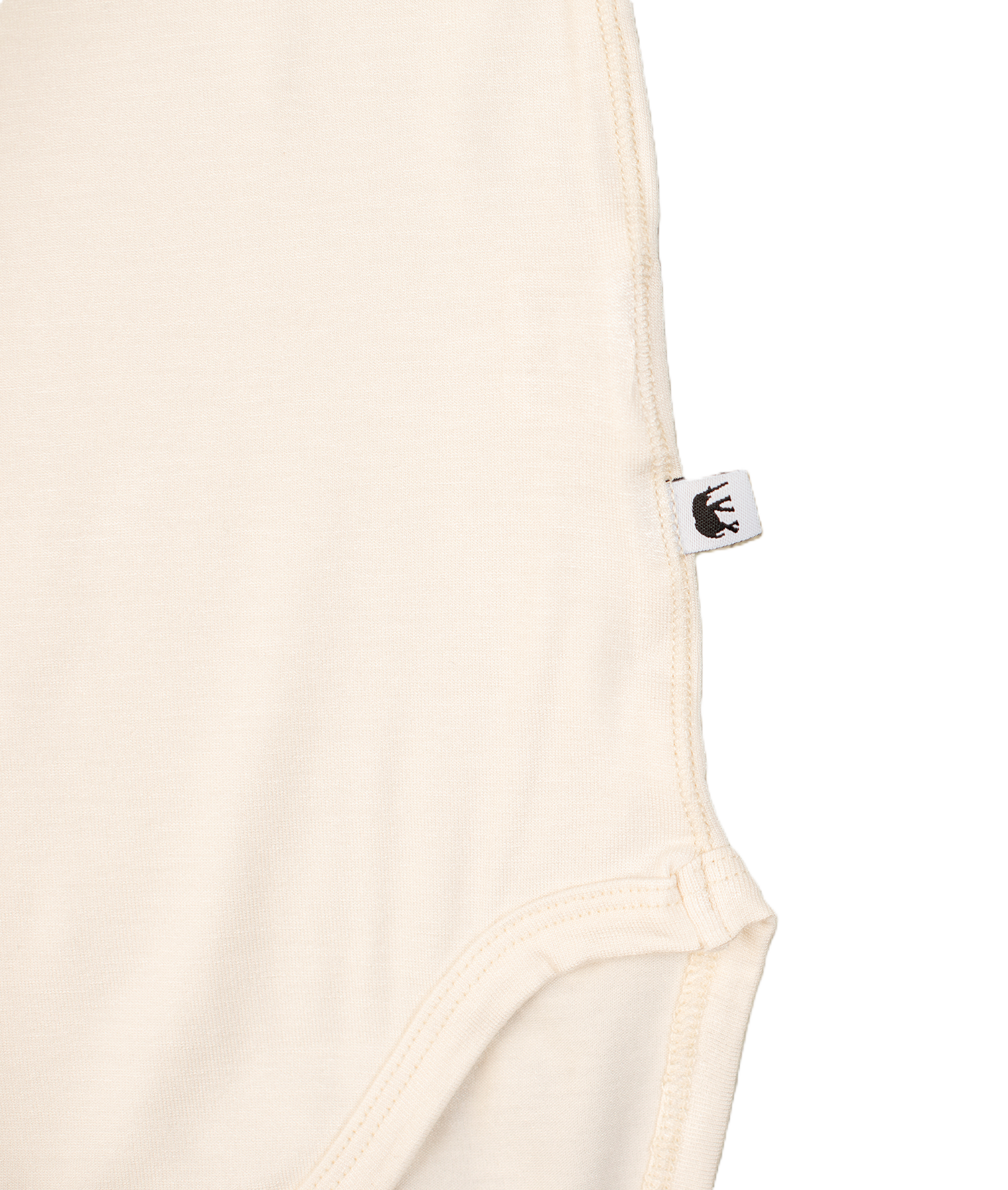 Bamboo Baby Long Sleeve Body - CREAM-2