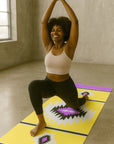 Yoga Mat | 6mm Thick | Yellow| Non-Slip | Eco Friendly | Yune Yoga | Stevie