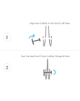 Ditton Round Silver Cufflinks