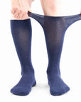 Cushioned Diabetic Bamboo Socks - Navy
