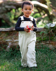 Custard Corduroy Dungarees