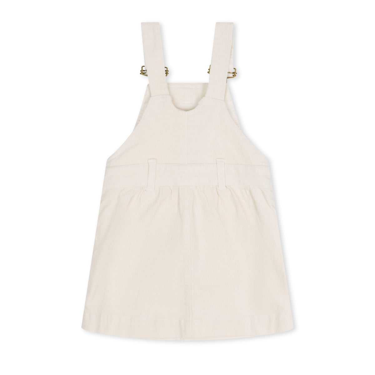 Custard Corduroy Dress
