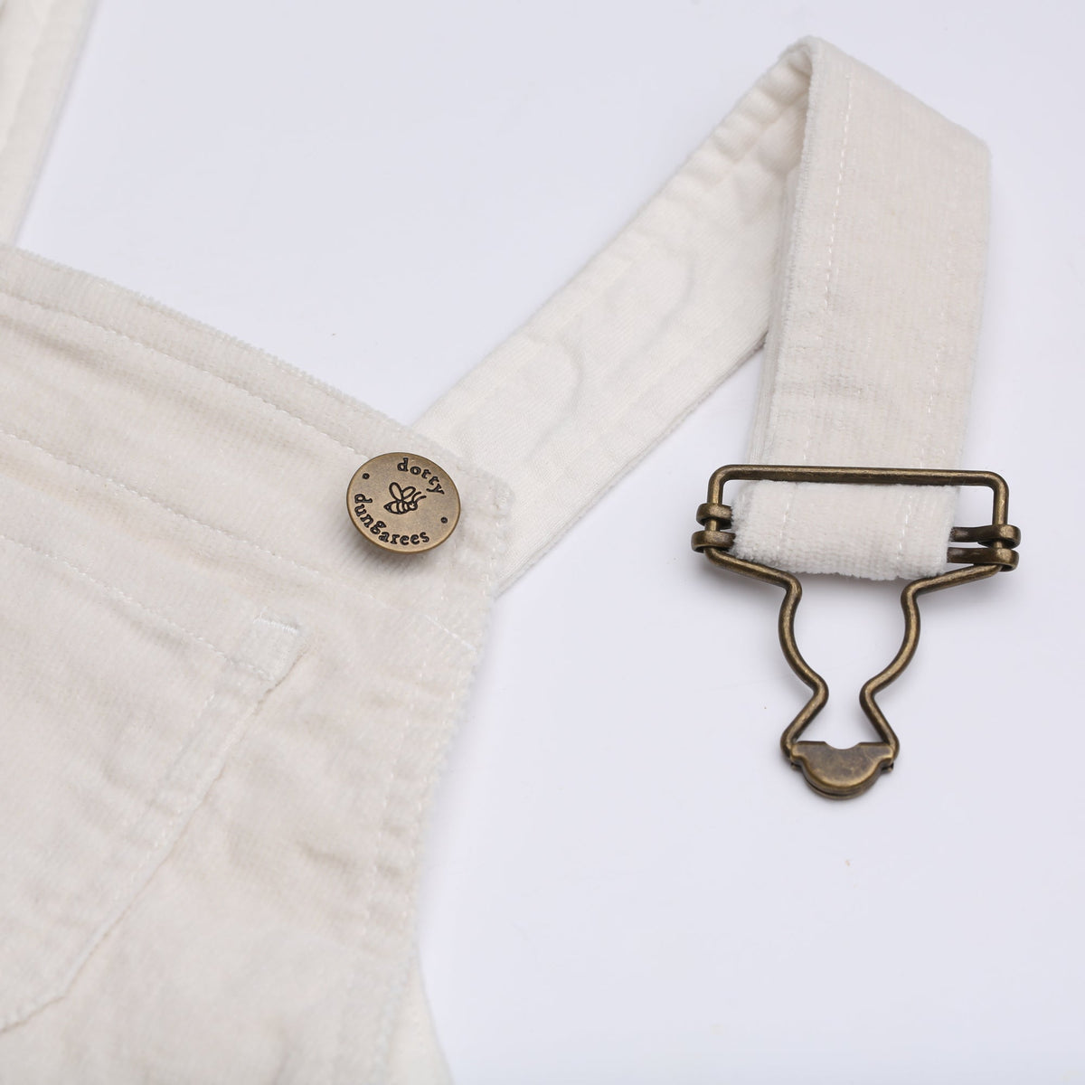 Custard Corduroy Dress