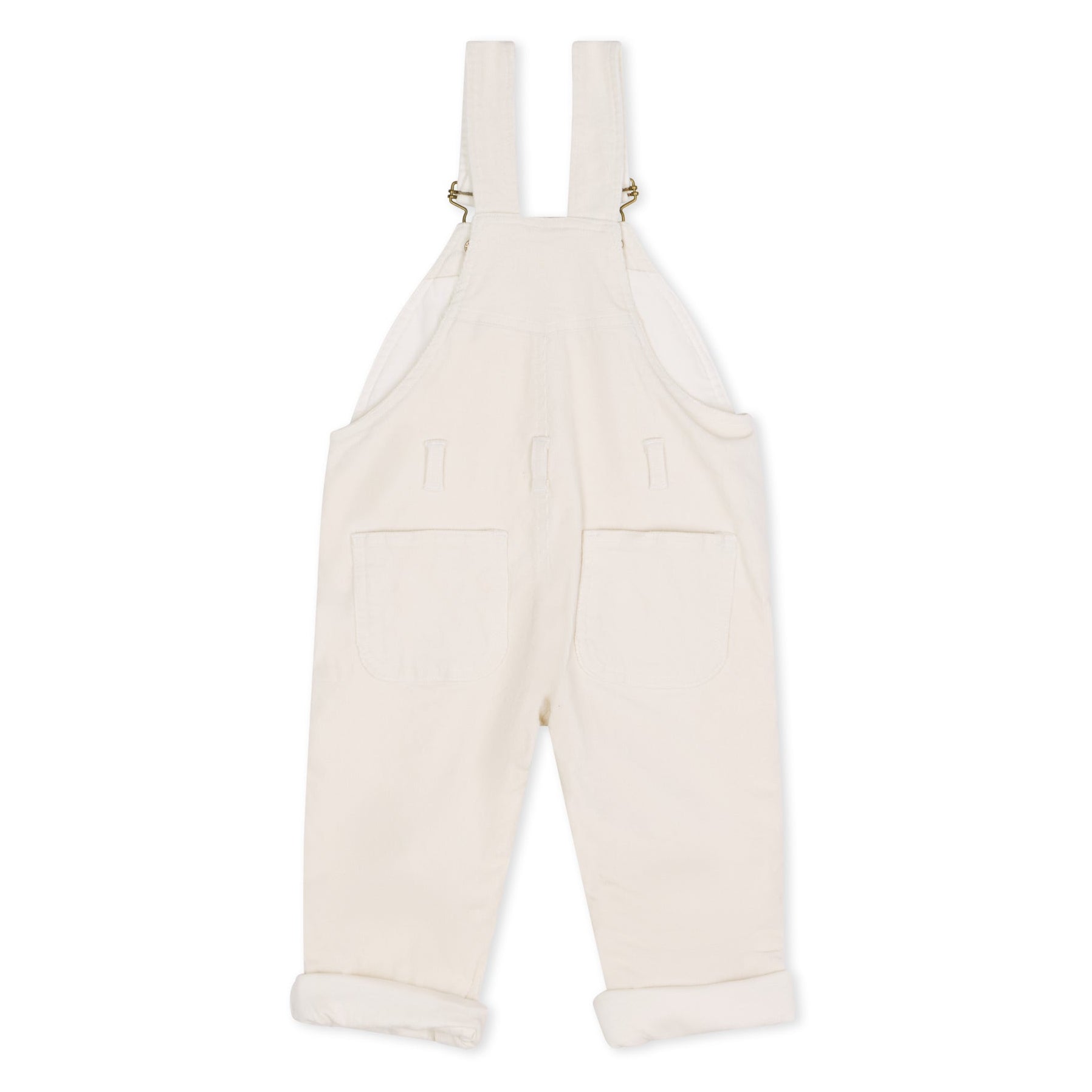 Custard Corduroy Dungarees