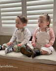 Custard Corduroy Dungarees