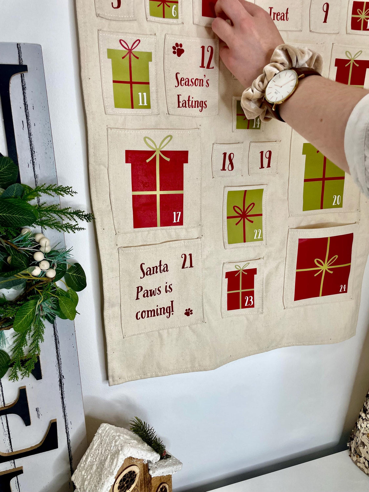 Personalised pet advent calendar - Custom dog advent calendar