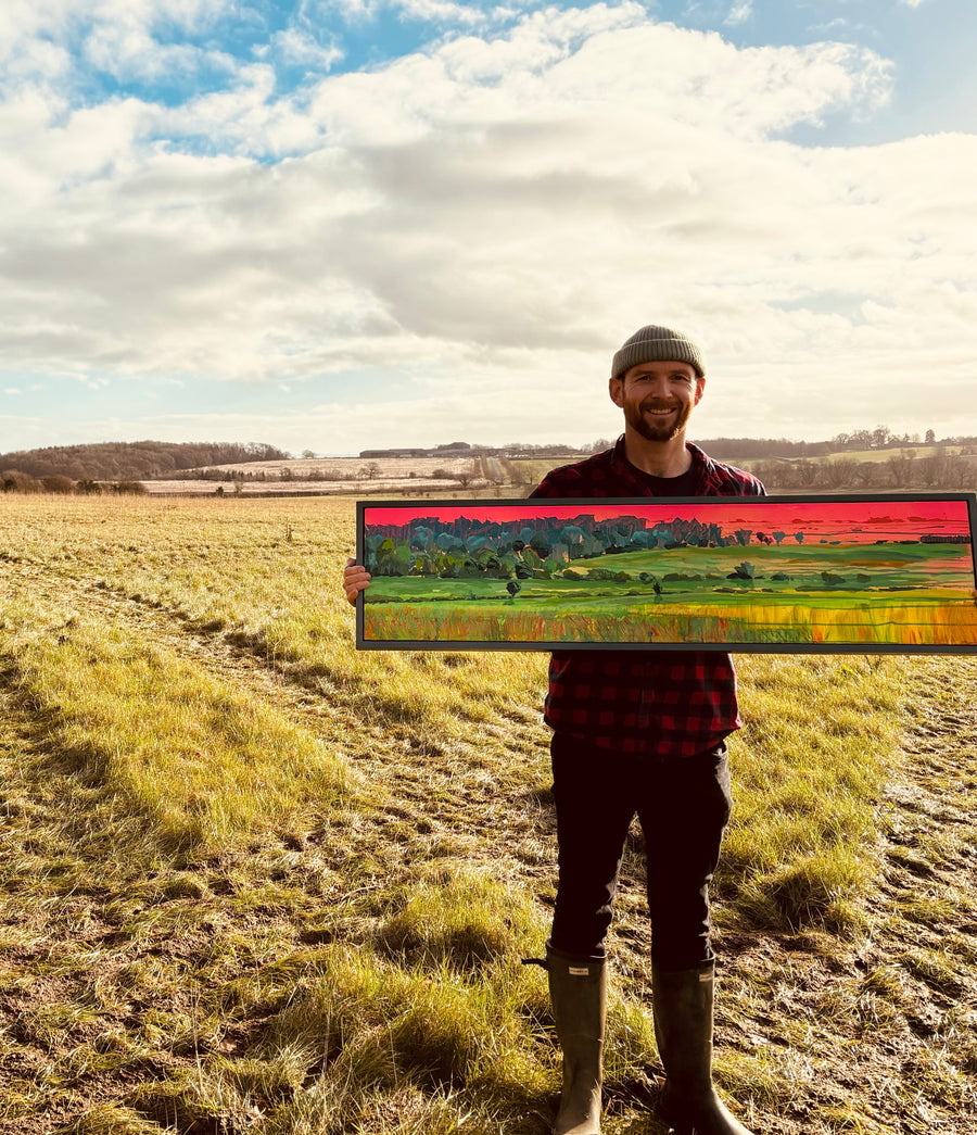 Limited edition signed Wadswick panoramic giclée print, luxury gallery-quality artwork, collectible high-resolution landscape, Hahnemühle cotton paper, framed by Michael Sutherland Art at brixbailey.com