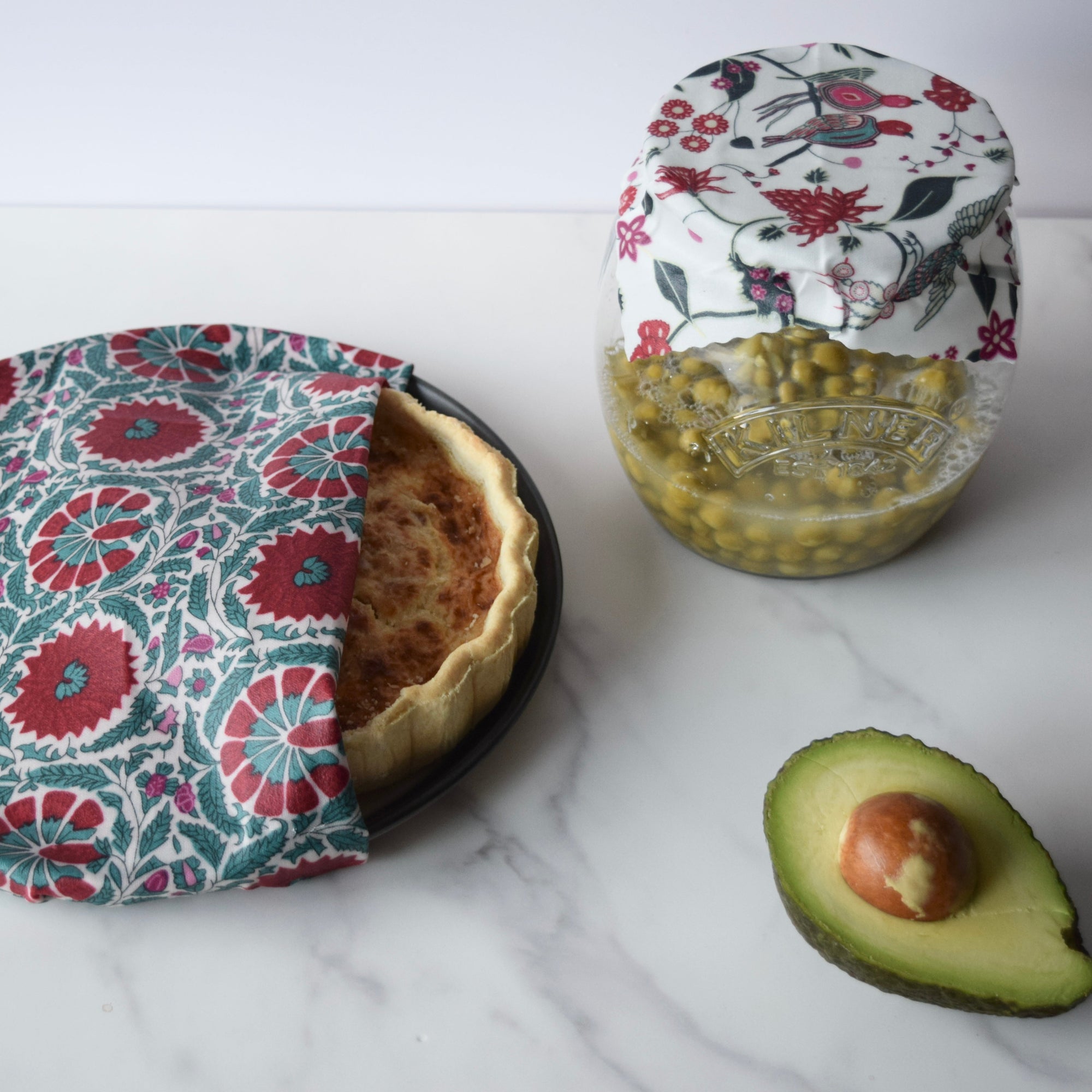 William Morris Indian Summer Beeswax Wraps
