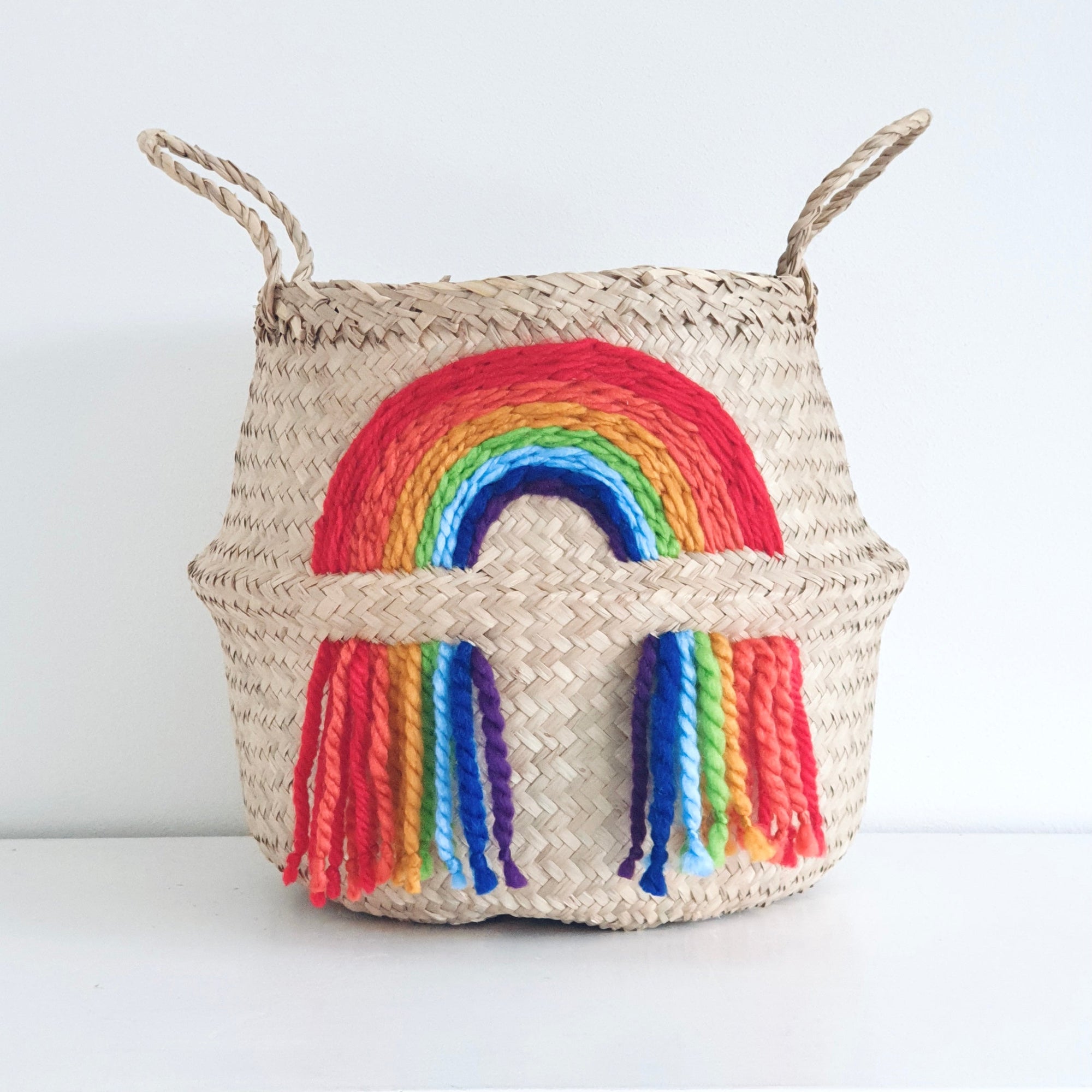 Vivid rainbow basket - Large