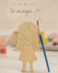 Paint-Your-Own Fairy Kit – 22cm Create any fairy perfect for party favours and stocking fillers