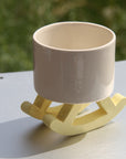 Yellow Rocky Chair Whisky Cup