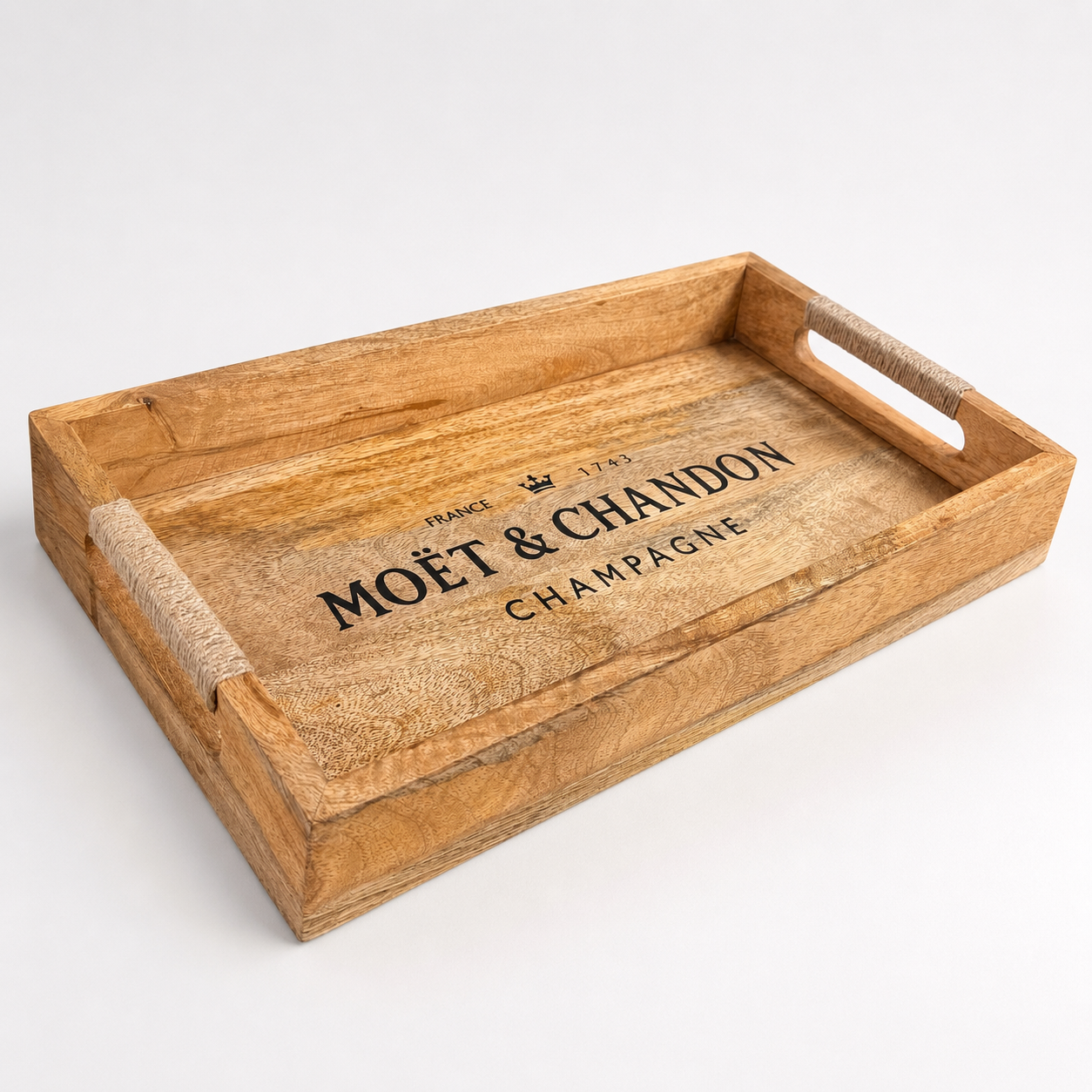 Wooden Serving Trays Moët &amp; Chandon Champagne Serving Tray