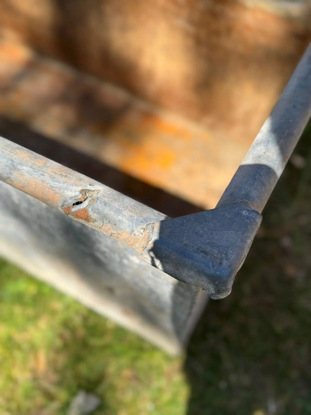 Reclaimed Galvanised Trough Garden Planter /  Raised Flower Bed Plant Pot 1B