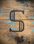 Black 5" or 12" Art Deco Metal Lettering A-Z 0-9