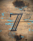 Black 5" or 12" Art Deco Metal Lettering A-Z 0-9